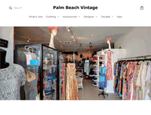 Tablet Screenshot of palmbeachvintage.com